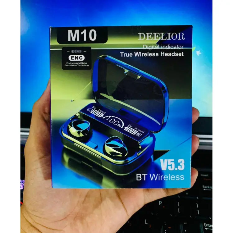 M10 Wireless Earbuds Bluetooth Earphones Noise Cancellation